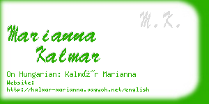 marianna kalmar business card